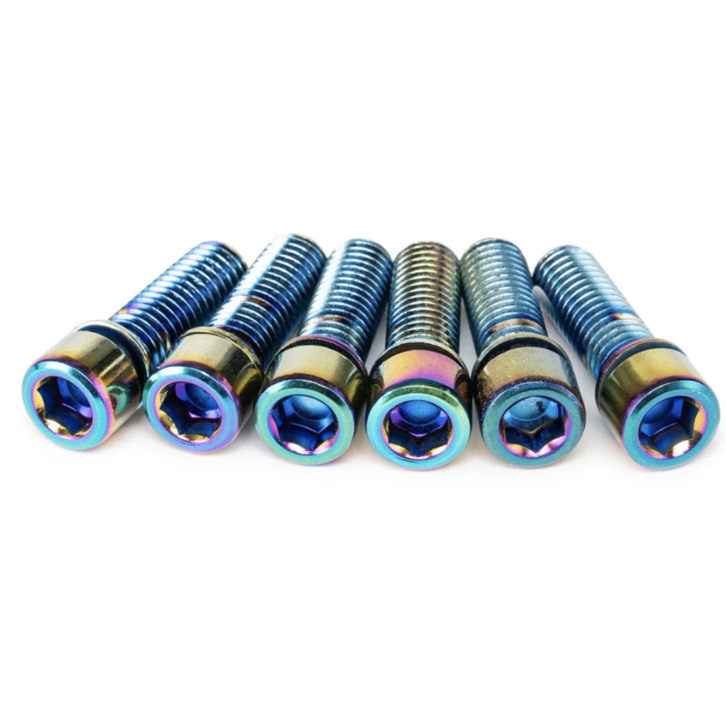 SALT SOLID stem bolt set, Oil Slick (X6 bolts)